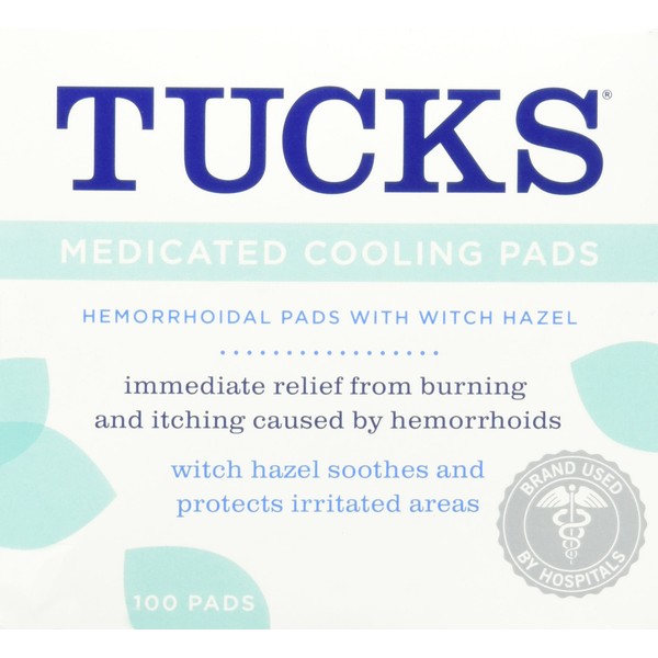 Tucks Medicated Hemorrhoid Cooling Pads - 100 Pads