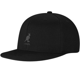 Kangol Flexfit Flat Peak Baseball - Black/XXL