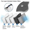 Universal 5 Layer Carbon Filter Replacemnet for Sports Mask Pack
