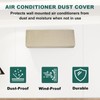 PATIKIL 37.8 Inch Air Conditioner Cover, Indoor AC Cover Knitted