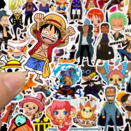 One Piece 50 Calcomanias Stickers Pvc Anime Manga