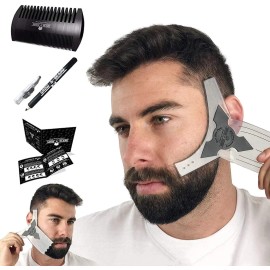 Kit De Herramientas Para Modelar Barba Para Hombres Peine Y