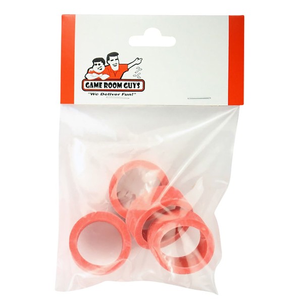 Game Room Guys Pinball Flipper Rubber - Red - 1/2"