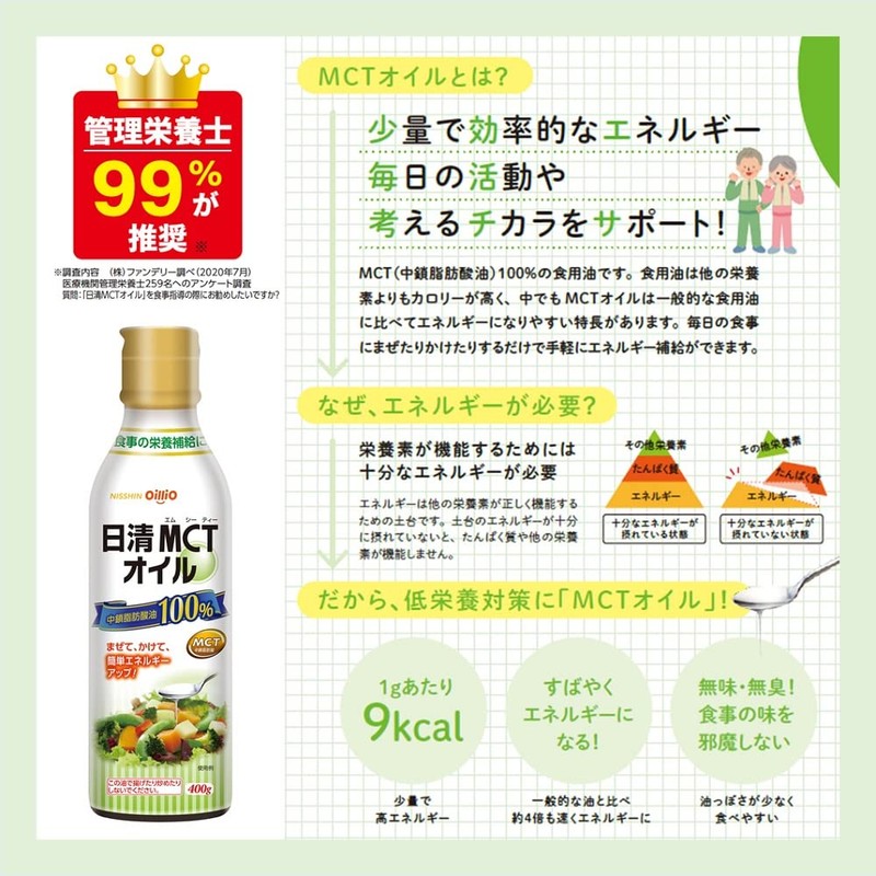 Nissin MCT Oil 14.1 oz (400 g)