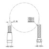 GROHE 2816500J Metal Shower Hose 1/2 68.9 inches (1750 mm)