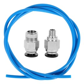 iplusmile 3pcs PTFE Bowden Tube Connectors for Printers High Heat Resistance Self-lubricating Reduced Friction for Precision Printing Pneumatic Fittings