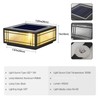 SLAWA Solar Post Light Fixture Exterior Pillar Light with LED