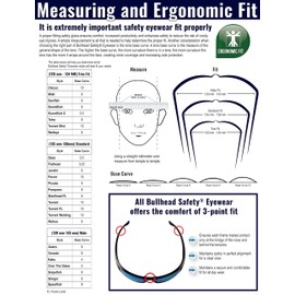 Bullhead Safety Eyewear BH106315 Swordfish Readers, Matte Black Frame, Smoke Lens, 1.5 Diopter (1 Pair)