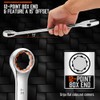 HORUSDY Large Wrench Set with Rolling Pouch | Metric |
