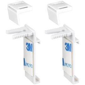 Clamp Holder for Klemmfix Roller Blind, Ancable Double Roller Blind, No Drilling, Replacement Part Accessory Set, Clamp Support Bracket for PVC, Wooden Windows, Door Wings