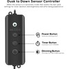 SUNTHIN Outdoor Landscape Lighting with Dusk to Dawn Sensor Controller,