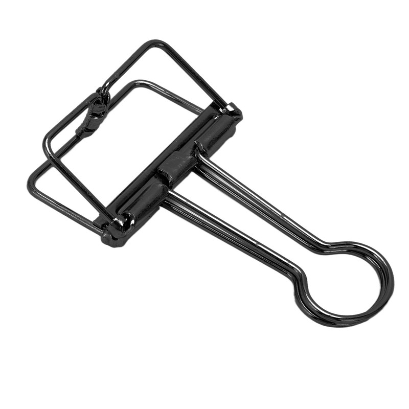 50Pcs Hollow Binder Clips Metal Paper Binder Clips for Documents