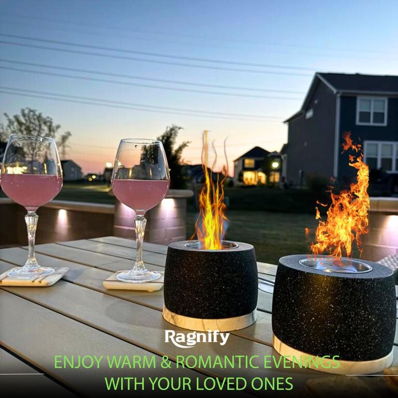 Ragnify Tabletop Fire Pit - Ethanol Fire Pit, Fire Bowl,