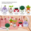 QNNEFF 5 Pack Emotional Support Vegetables Dolls Funny Positive Potato