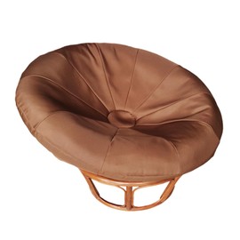 GZYLCH Papasan Chair Cushion Cover, Outdoor Indoor Cushion Waterproof Slipcover for Papasan Chair Cushion, with Elastic Band Designed for Papasan Cushion (for 41~47in, Coffee)