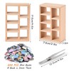 The Left Bridge Anxiety Bookshelf, Miniature Bookcase, Mini Bookshelves for
