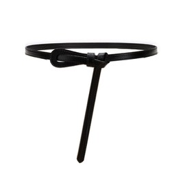 ENJOLT G5005 Women's Thin Belt, Genuine Leather, Retro, Casual, Business, Simple, Fashion, Grace, Black