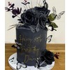 JeVenis - Decoración gótica para tarta de cumpleaños con diseño