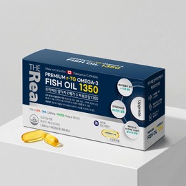 The Real Premium Altige Omega 3 Fish Oil 1350 180 Capsules x 1 / 더리얼 프리미엄 알티지 오메가3 피쉬오일 1350 180캡슐 x1개