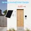 Solar Panel Charger for Ri ng doorbell Camera, Compatible with