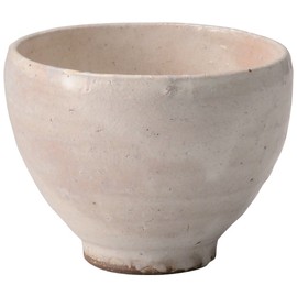 Yamashita Kogei 15025960 Tea Cup Pottery, 4.1 x 2.4 inches (10.5 x 6.2 cm), Light Red Powder Pickled Deep Mouth Sencha