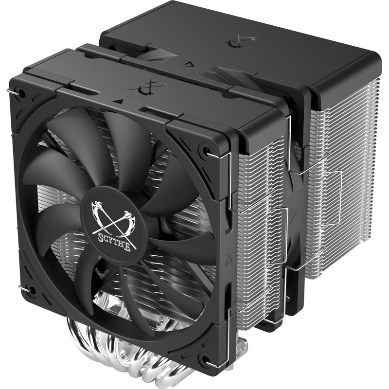Size SCYTHE FUMA3 Twin Tower Side Flow CPU Cooler with