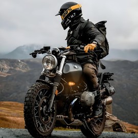 Kinstecks 4PCS Motorcycle Indicators Turning Indicators Turn Signal Lights 12V 14 LEDs for Motorcycle Motorbike Scooter Quad Cruiser Harley Kawasaki Yamaha Suzuki Off Road-Clear Shell