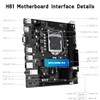 MACHINIST H61 LGA 1155 (Intel 2th/3th Gen) Gaming Motherboard, Micro