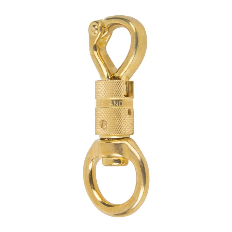 AOWESM Solid Brass Panic Snap 1-1/8 Inch X 4-1/4 Inch