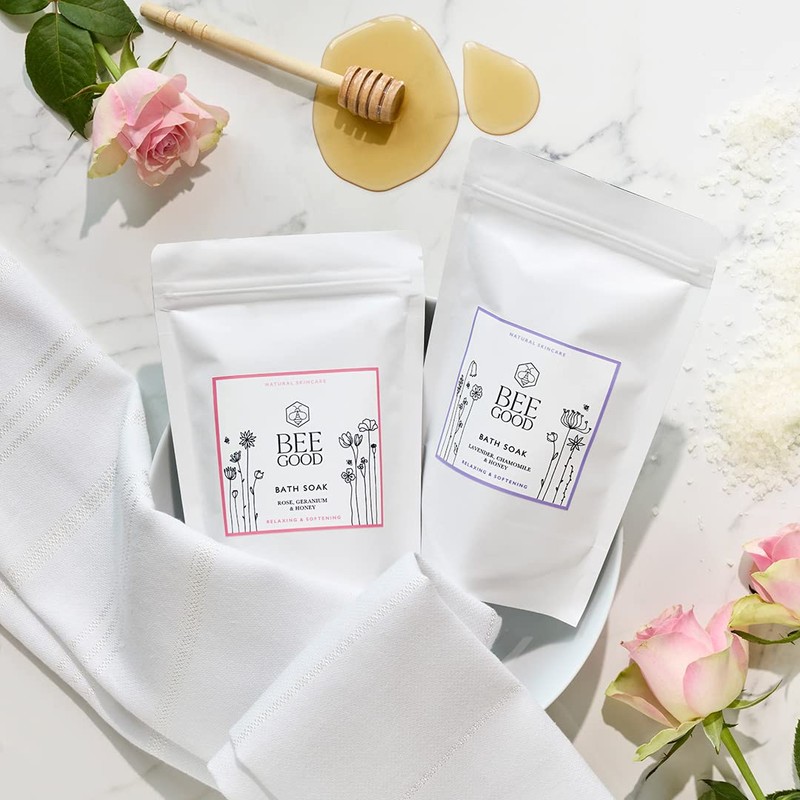 Bee Good Bath Soak - Rose, Geranium & Honey -