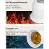 JACKYLED 10-Pack E12 to E26 E27 Adapter Chandelier Light Socket