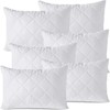 IMFAA Quilted Pillow Protector - Soft and Comfortable Microfiber Pillowcase