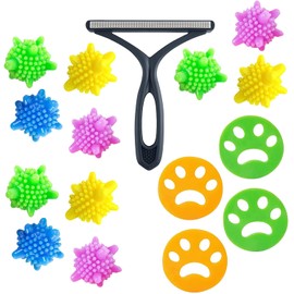 Pet Hair Remover Lint Paw Pack of 16 - Dog Hair Cat Hair Remover, Lint Remover for Washing Machine