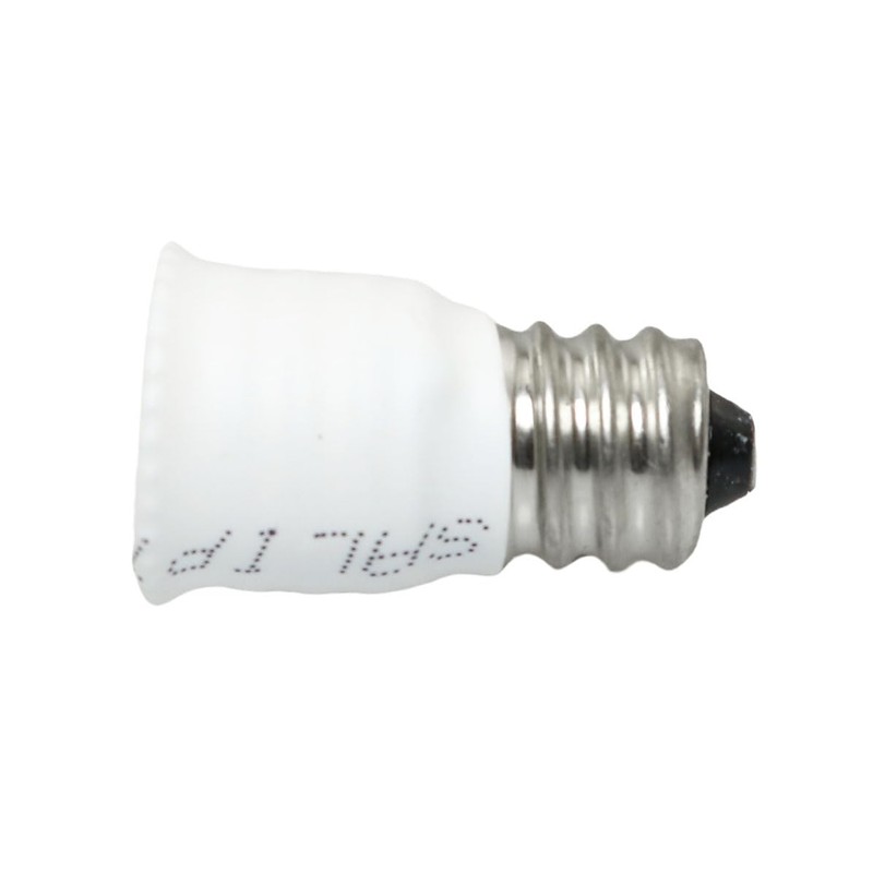 SQXBK 8PCS White E12 to E14 Adapter Converter Bulb Converter