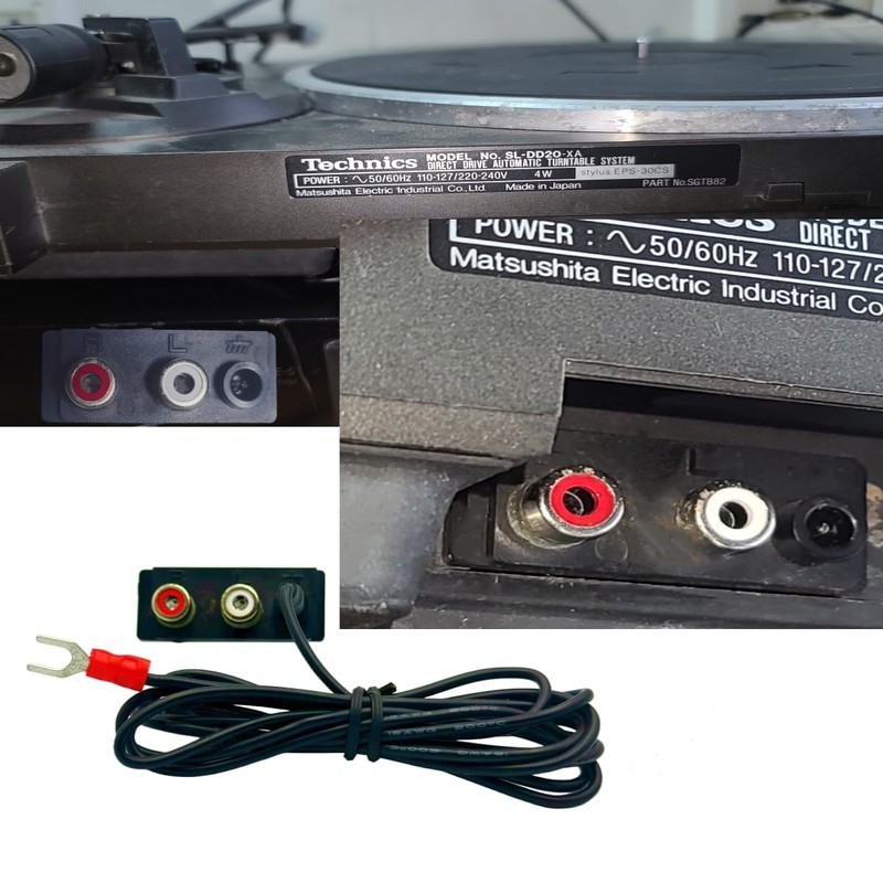 KOOKFJLLZ Turntable Ground Wire for Technics - 5ft Eliminate Turntable