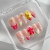 Luxury Press on Nails Medium Almond Handmade 3D Unique Reusable