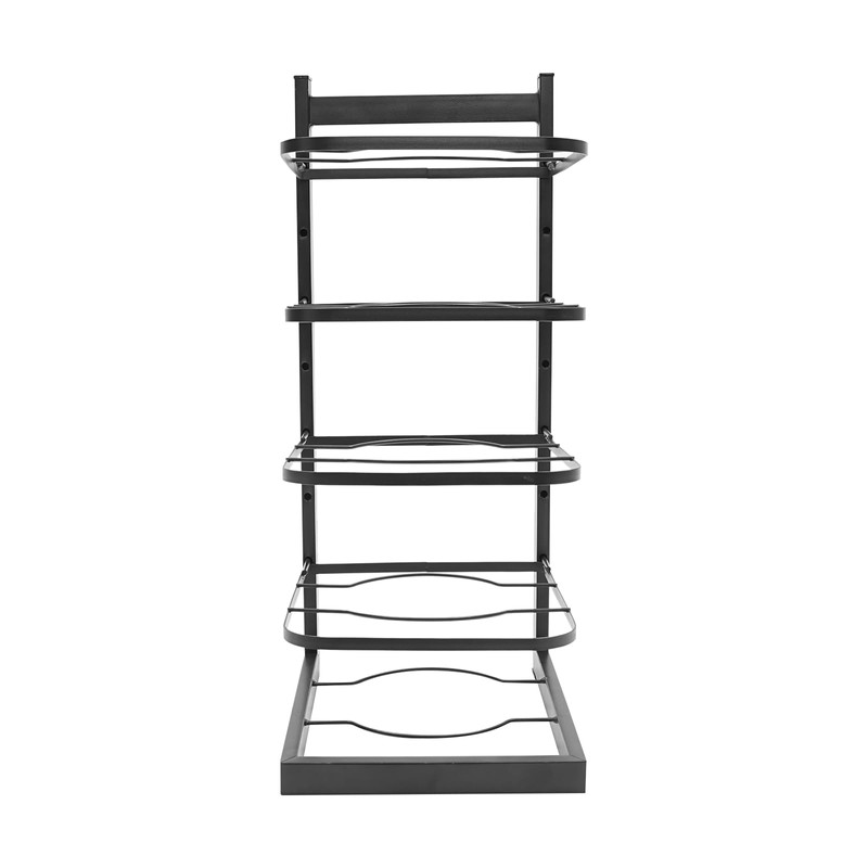 ILWorkTLs 5-Tier Adjustable Pan & Pot Rack for Cabinet,Countertop Pot