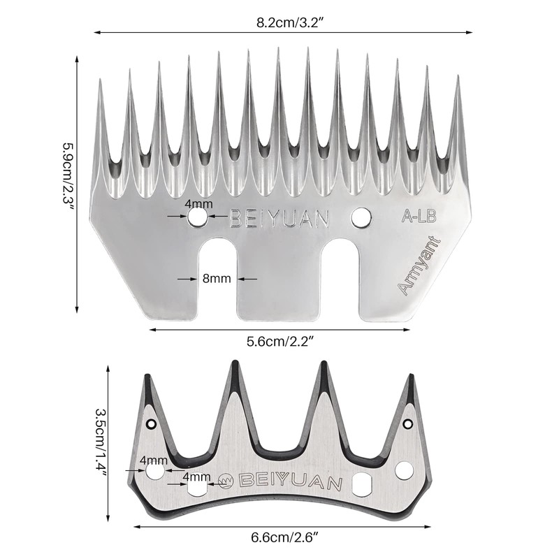 Sheep Blades Shears Shears Sheep Combs Cutter - Metal Sheep