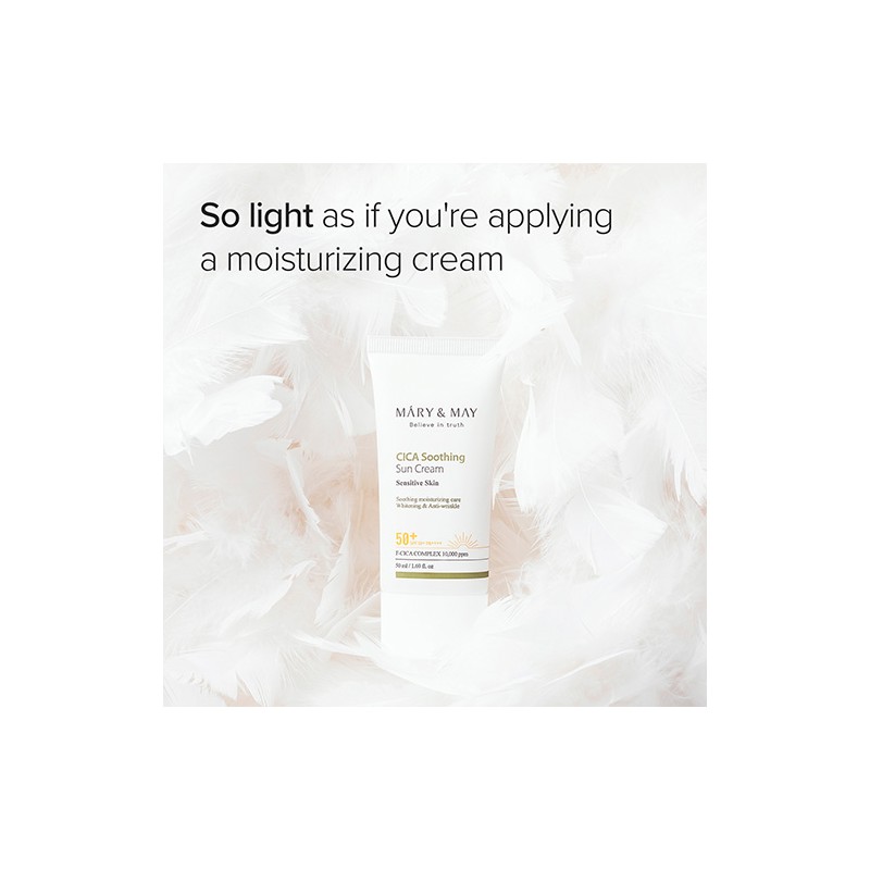 Mary&May [Mary&May]CICA Soothing Sun Cream SPF50+ PA++++ 50ml
