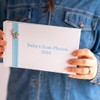 Baby's Scan Photos 2024 - Photo Album with Stitched Blue