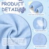 ALIIP Bamboo Face Cloths,6 Pack,30x30cm Reusable Cleansing Flannels