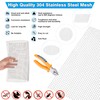 Upgraded 2Pack Mesh Screen Crimped 304, 5 Mesh 11 X