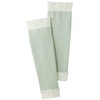 Skin Side Silk Sleep Calf Supporter, 2 Pieces, Pale Green