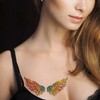 Dopetattoo 6 Pcs Temporary Tattoo Women Angel Party Favors Wing