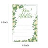 50 Sheets New Address Cards with Envelopes 4×6 Inch We've