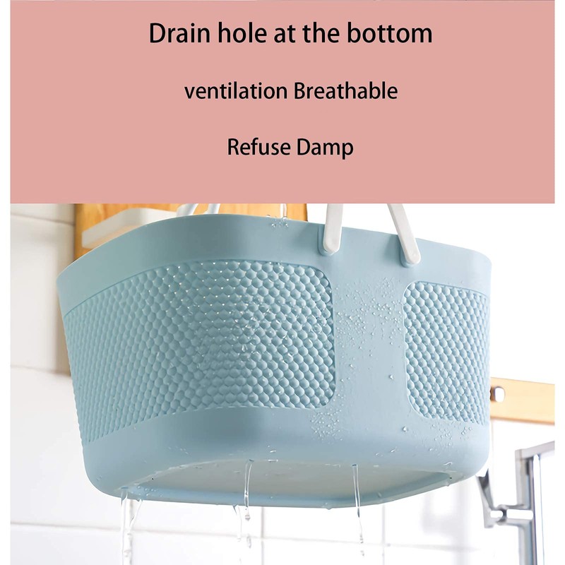 Shower Caddy Basket, Portable Large Capacity Thickened Plastic Organizer Storage
