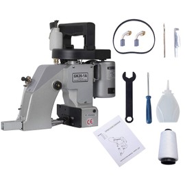 GK26-1A Electric Sewing Bag Closer Machine Portable Industrial Closing Seal Sack Sewing for Woven Bag Packing Stitcher Snakeskin Rice Bag Seale 110V 90W with Spool Sewing Thread