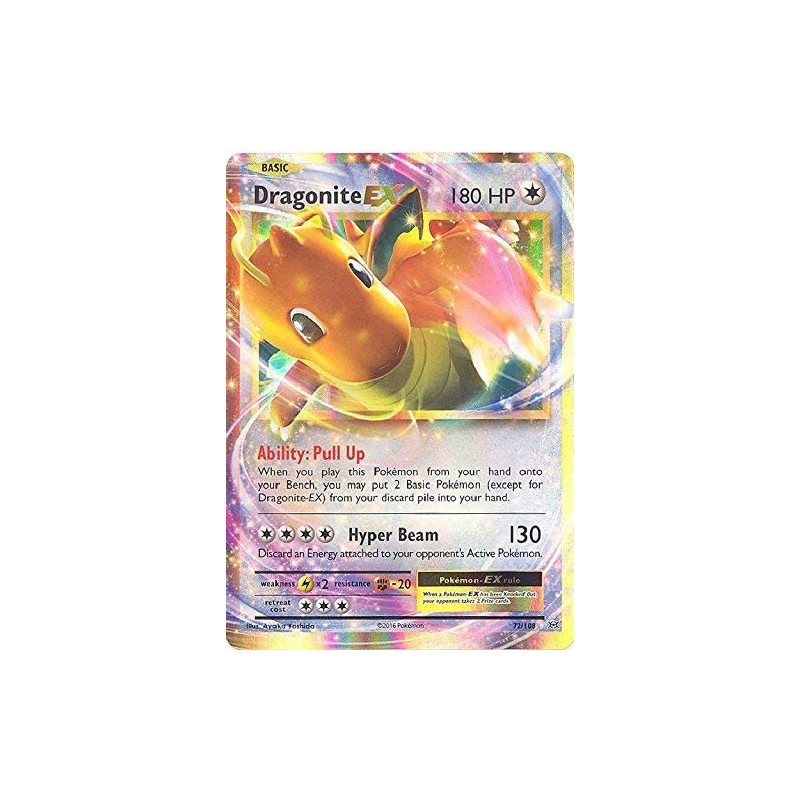 Pokemon - Dragonite-EX (72/108) - XY Evolutions - Holo