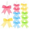 PATIKIL 4 Inch Mini Burlap Bows for Crafts, 12 Pcs