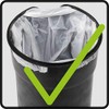 WENKO Leman Cosmetic Pedal Bin Slate Blue 3 L